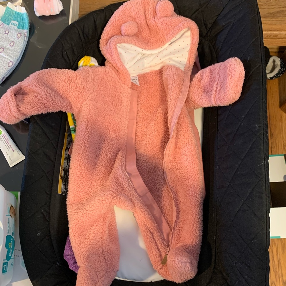 3 month winter onesie